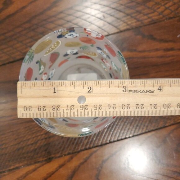 Disney Frosted Tropical MICKEY MOUSE Pineapples Watermelon Fruit DOF Tumbler NEW - Picture 4 of 4